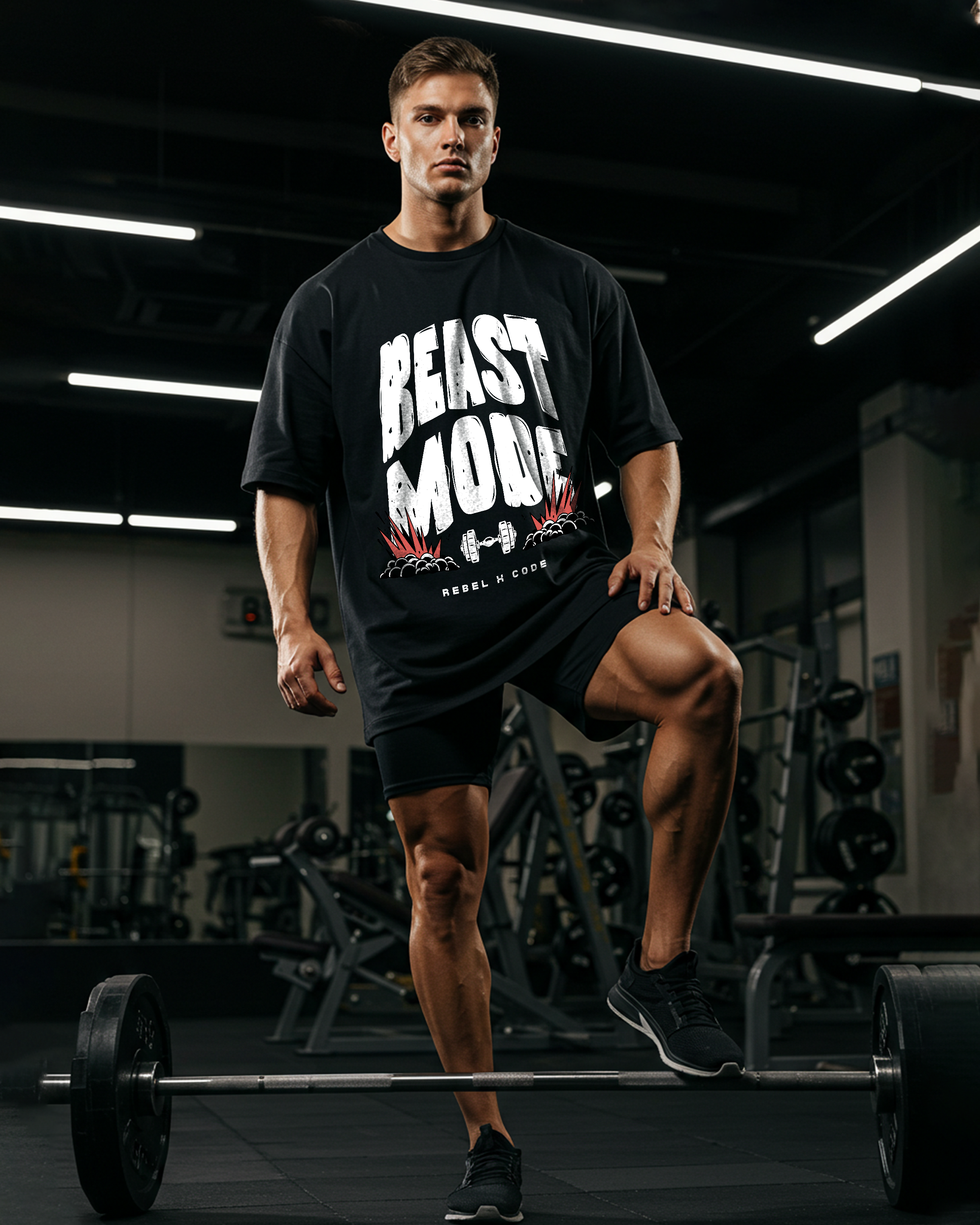 Beast Mode Oversized T-shirt - Mens