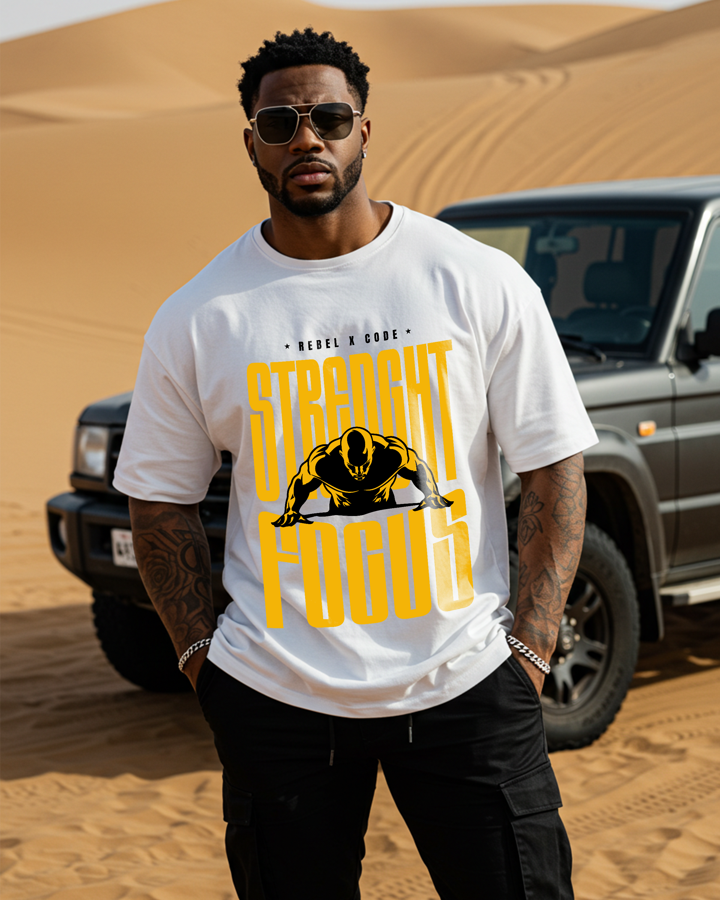 Strength Focus Oversized T-shirt - Mens