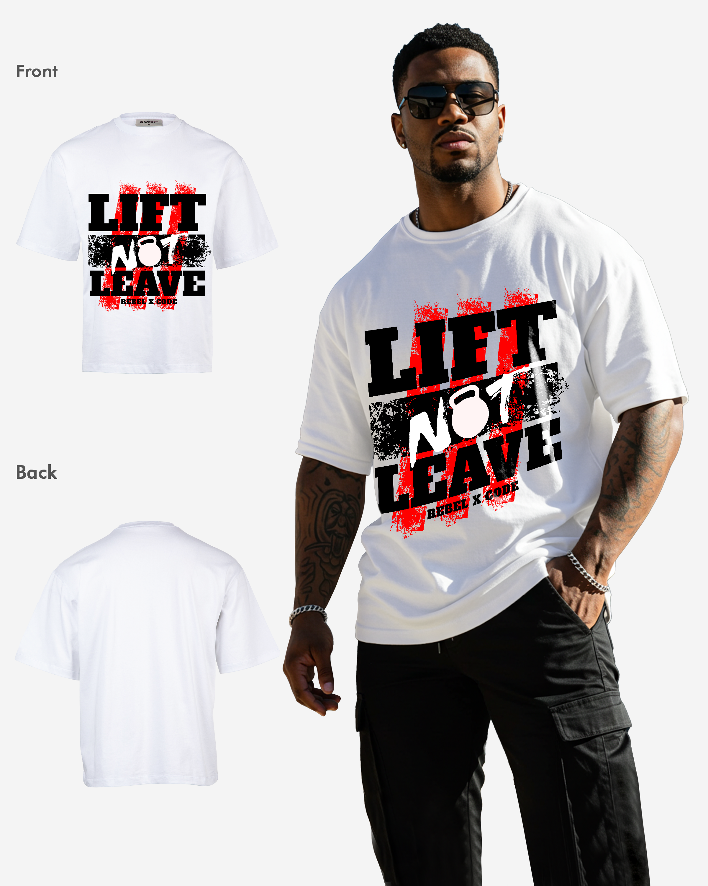 Lift Not Leave Oversized T-shirt - Mens