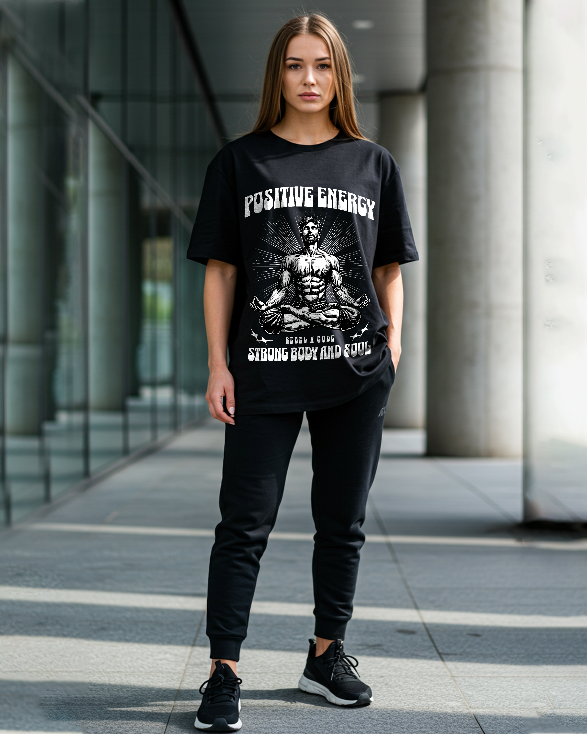 Positive Energy Oversized T-shirt - Womens
