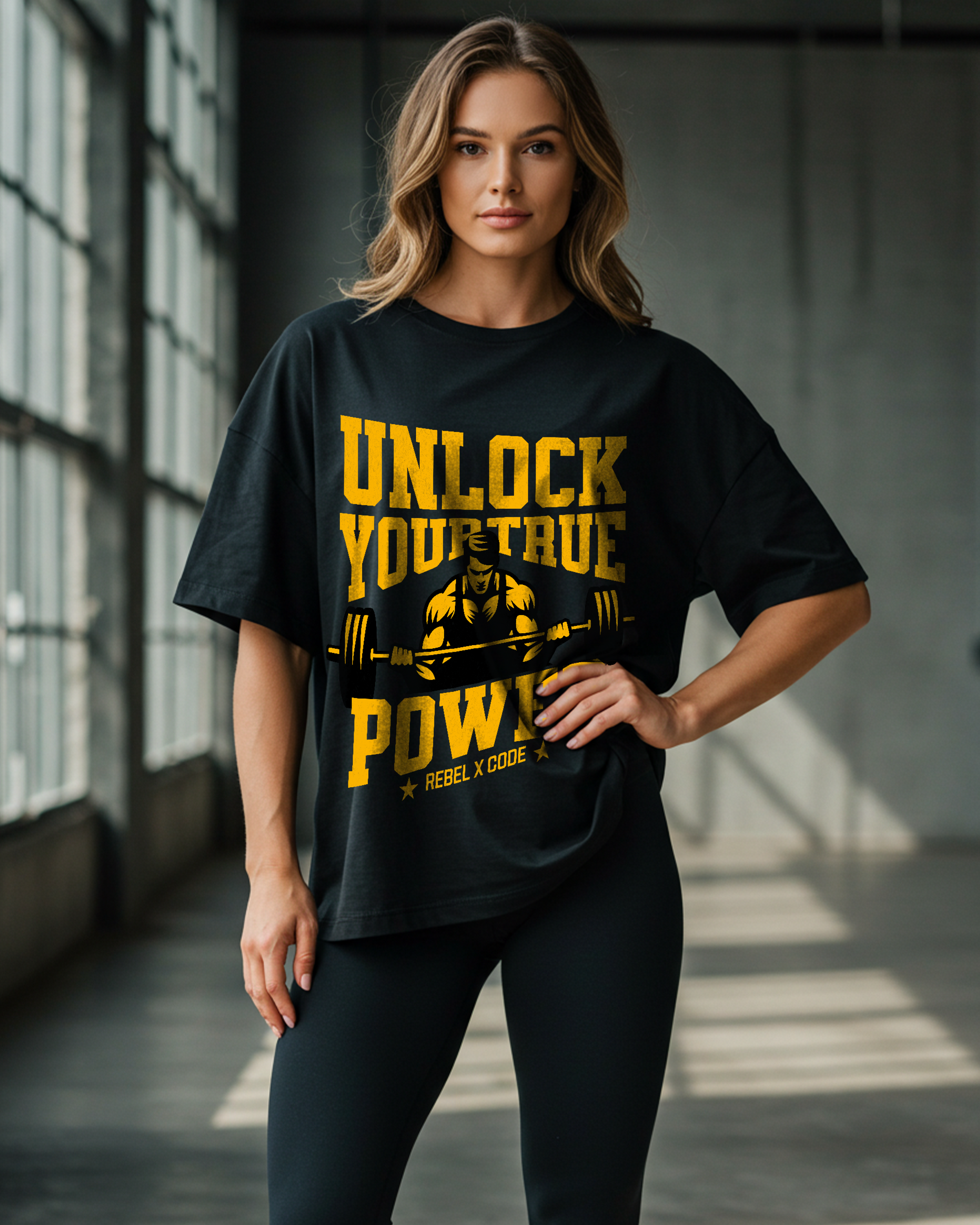 Unlock Your True Power Oversized T-shirt - Womens