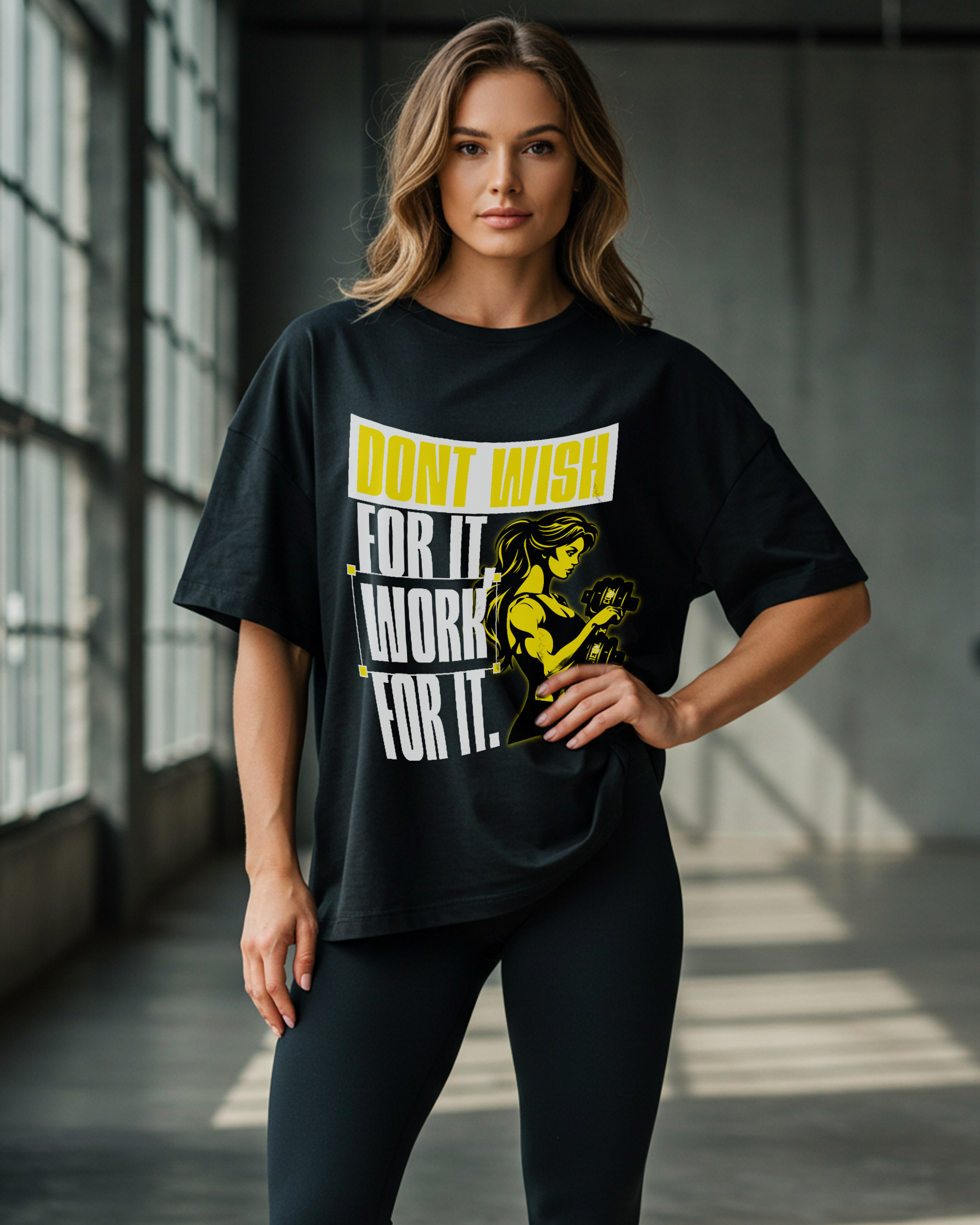 Don't Wish For It Oversized T-shirt - Womens