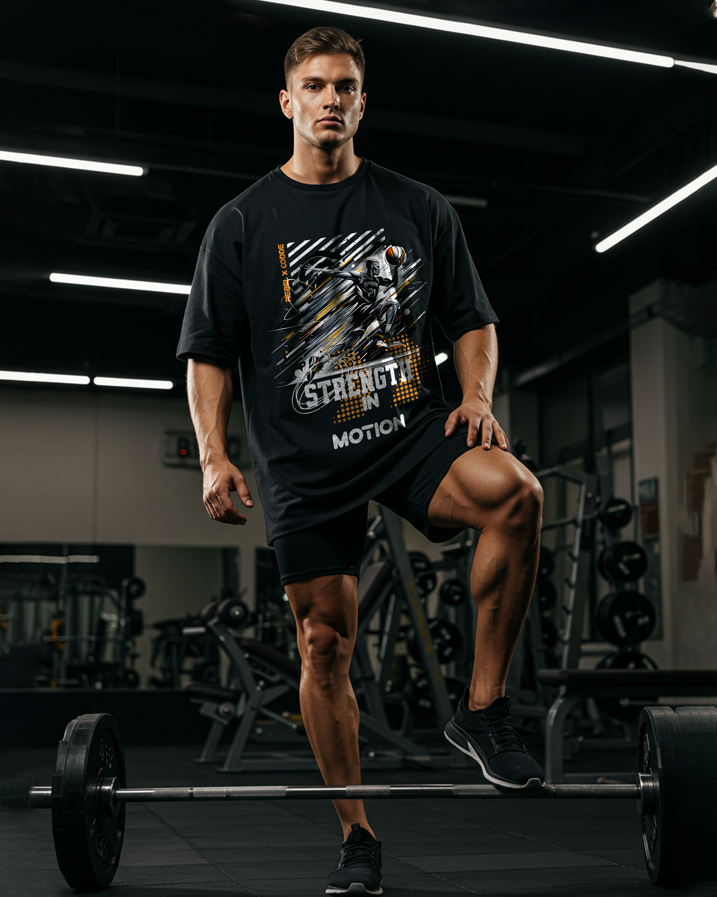 Strength In Motion Oversized T-shirt - Mens
