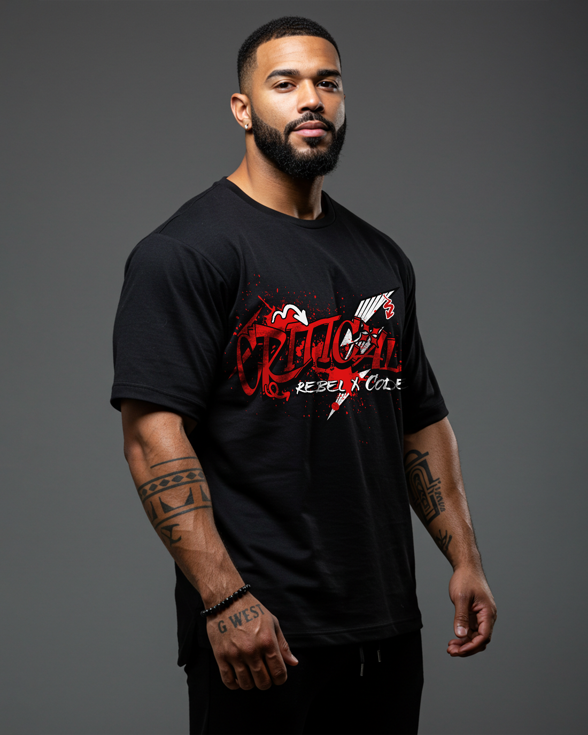 Critical Damage Oversized T-shirt - Mens