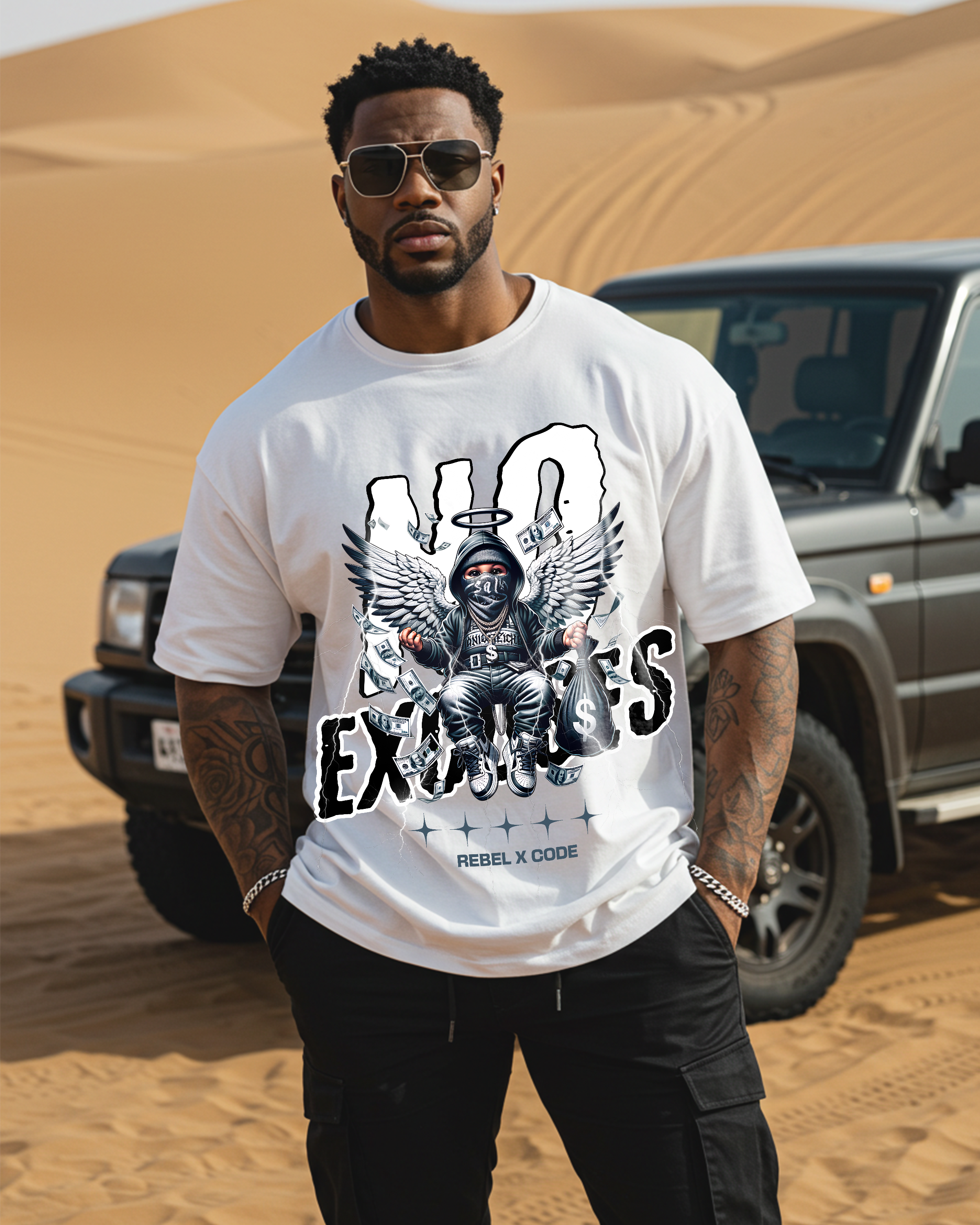 No Excuses Oversized T-shirt - Mens