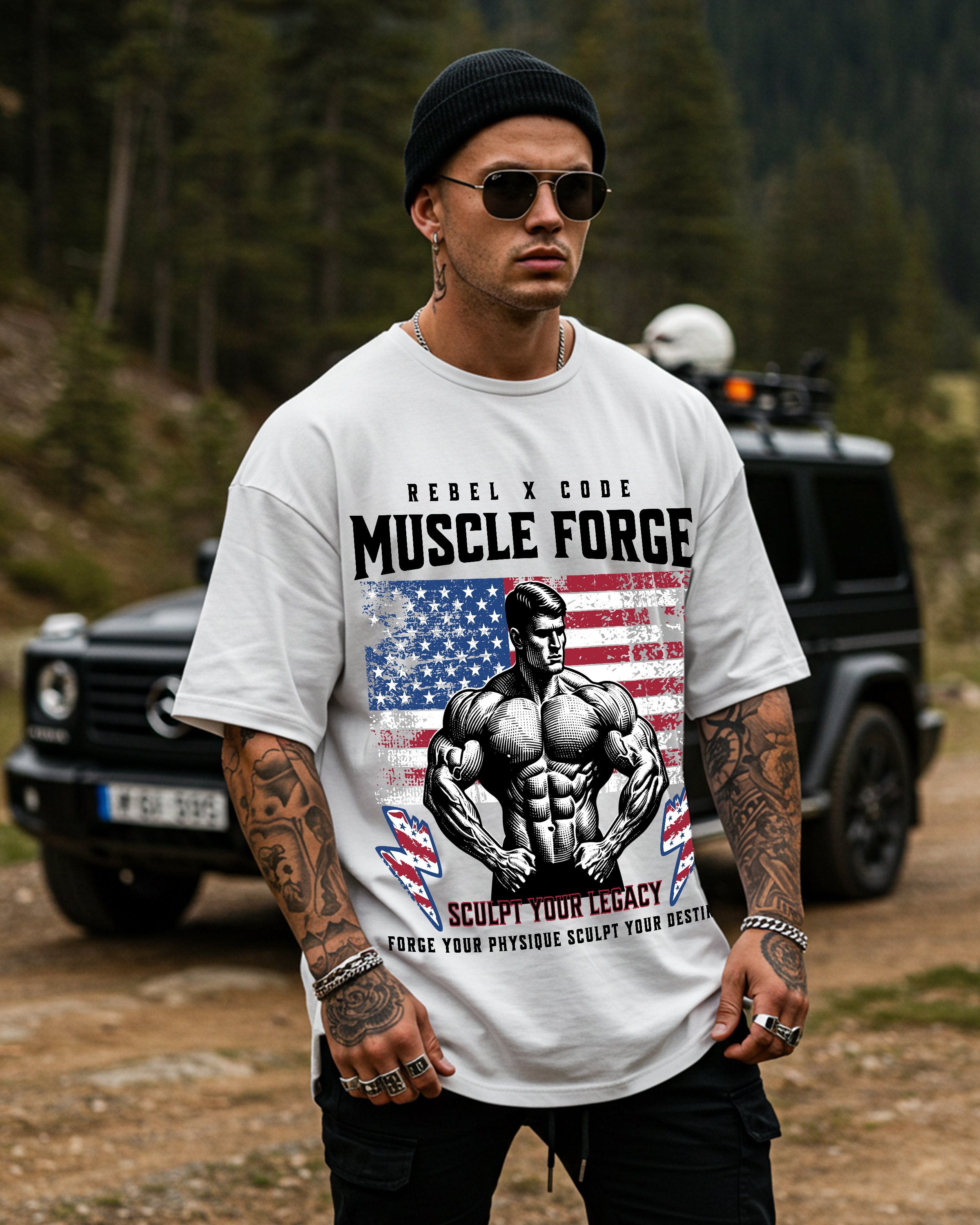 Sculpt Your Legacy Oversized T-shirt - Mens