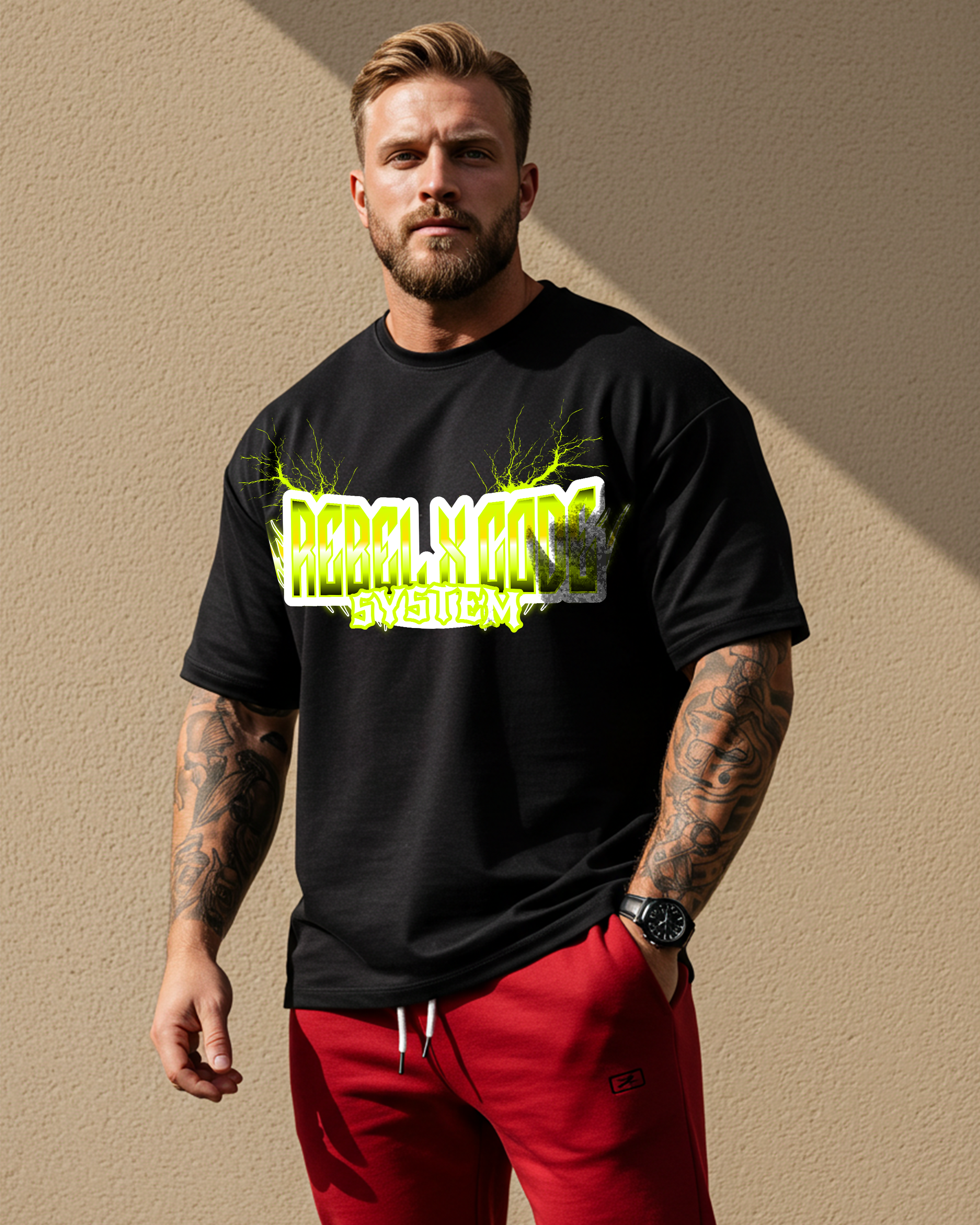 The Alpha Circuit Oversized T-shirt - Mens