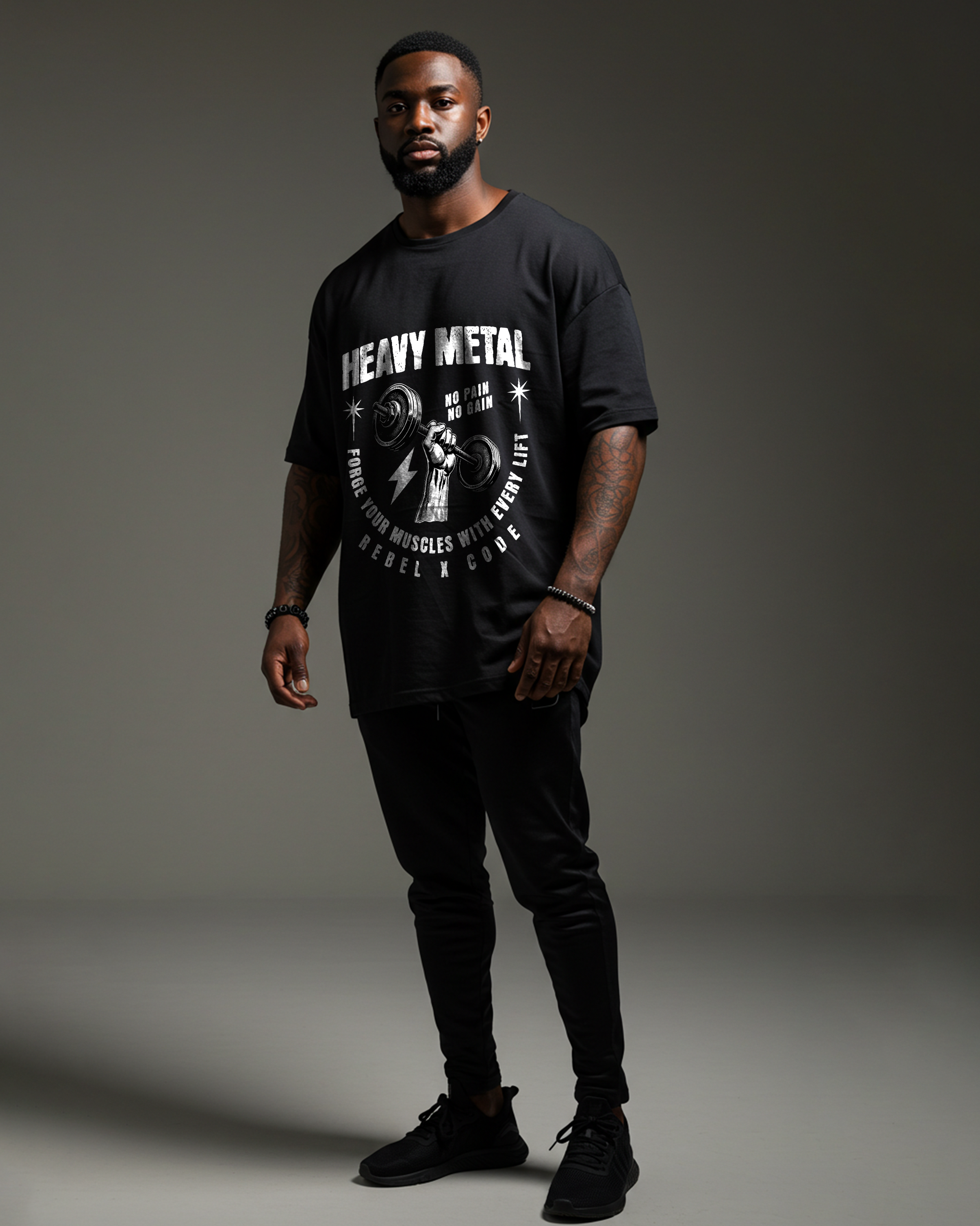 Heavy Metal Oversized T-shirt - Mens