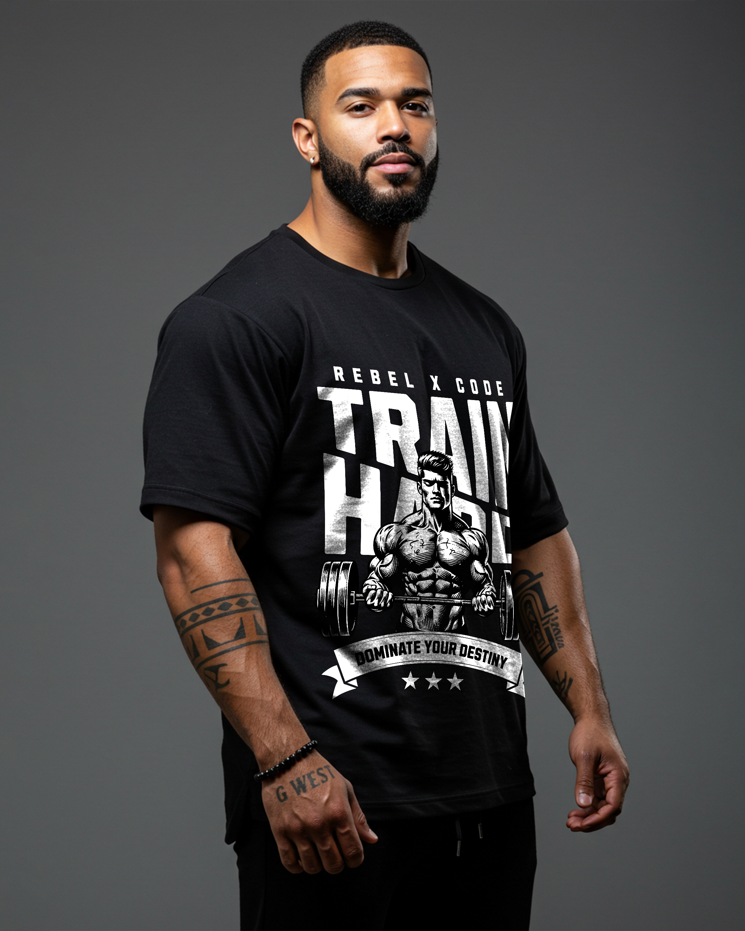 Train Hard Oversized T-shirt - Mens