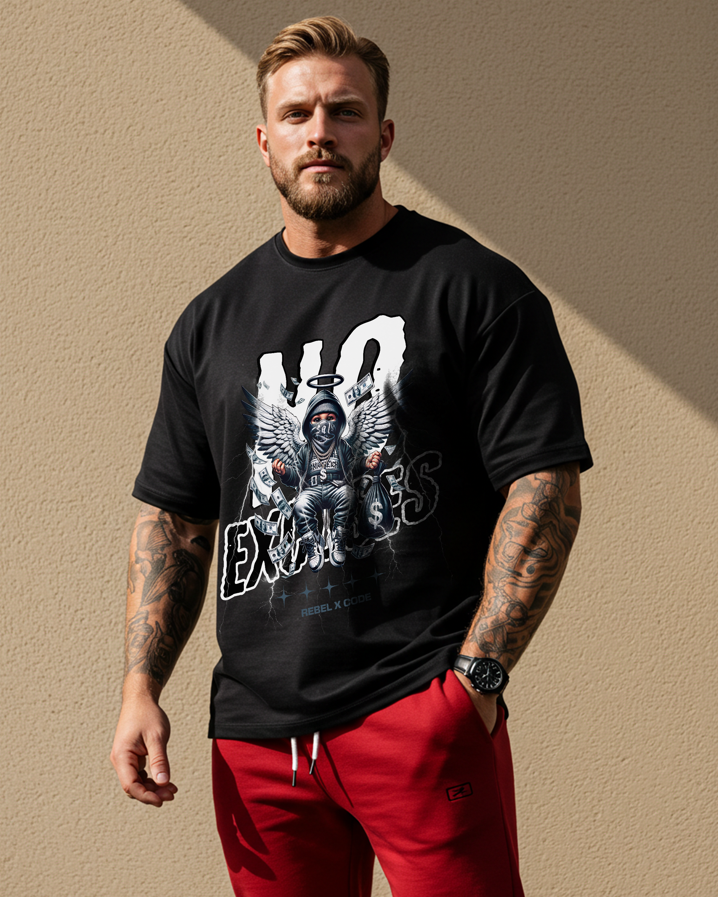 No Excuses Oversized T-shirt - Mens