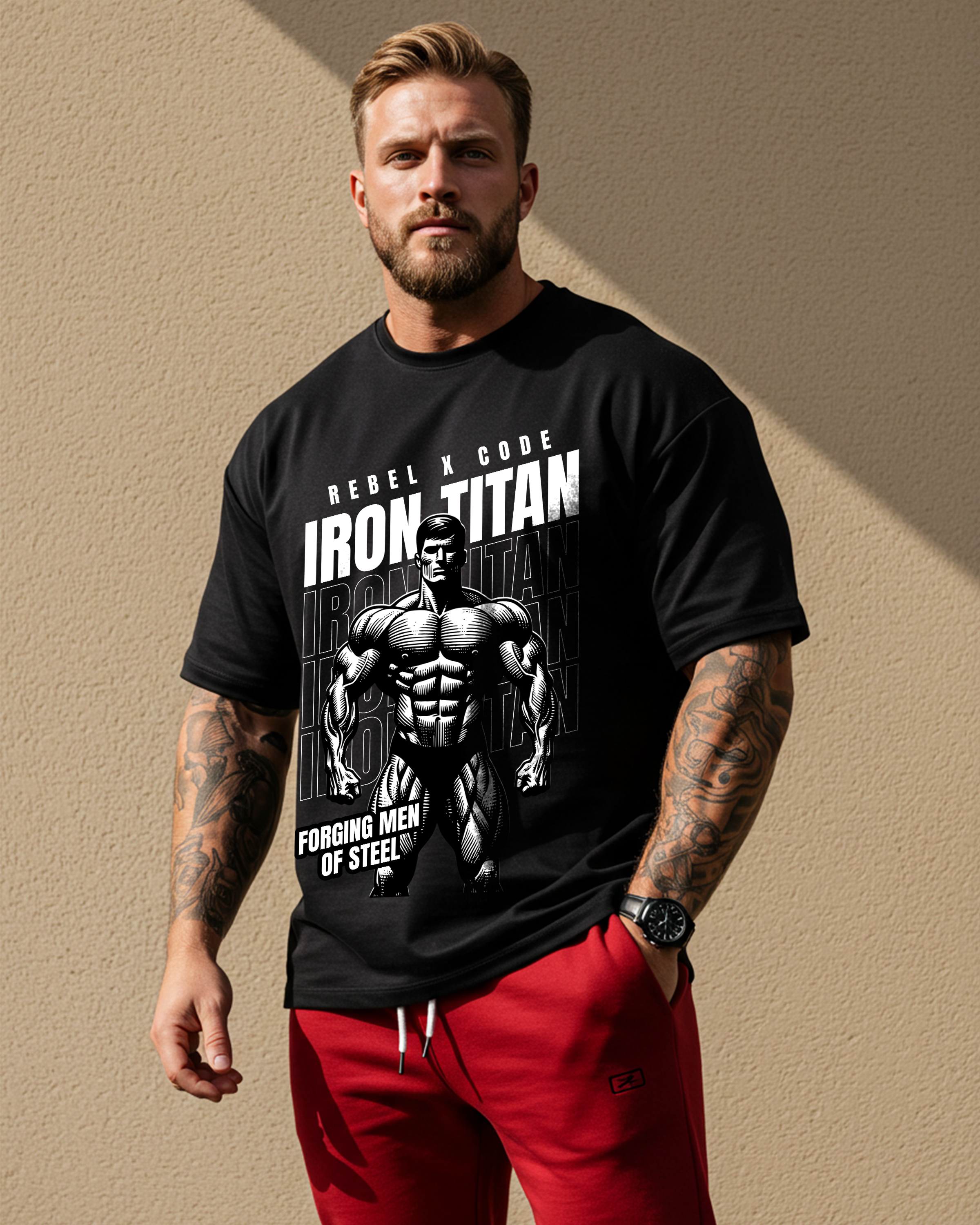 Iron Titan Oversized T-shirt - Mens