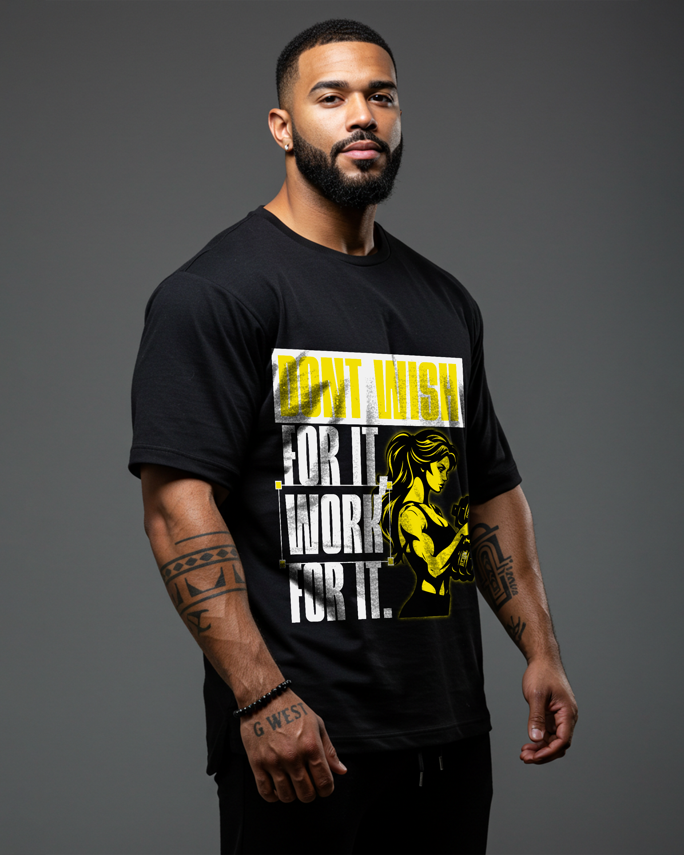 Don't Wish For It Oversized T-shirt - Mens