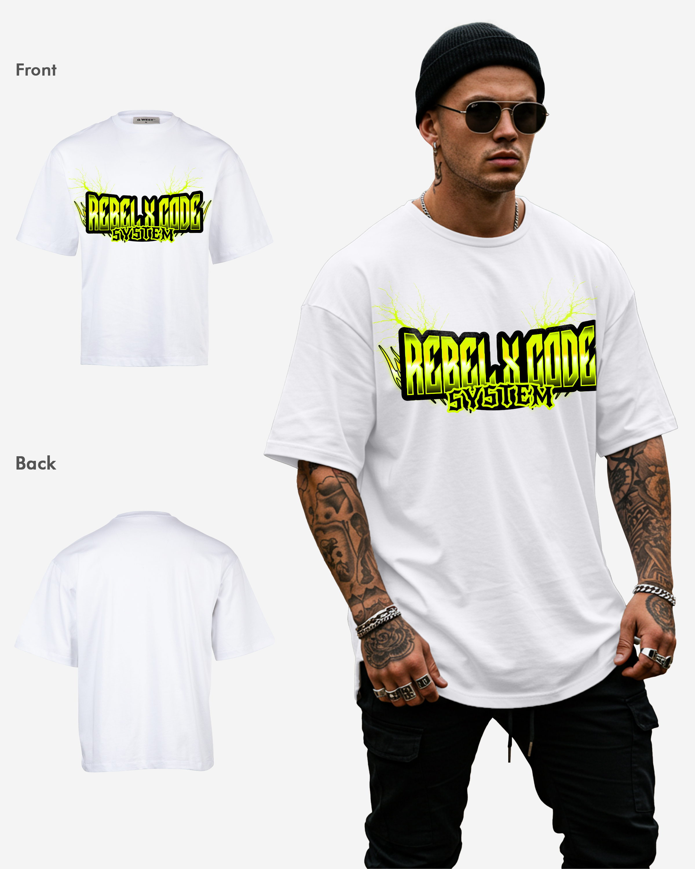 The Alpha Circuit Oversized T-shirt - Mens