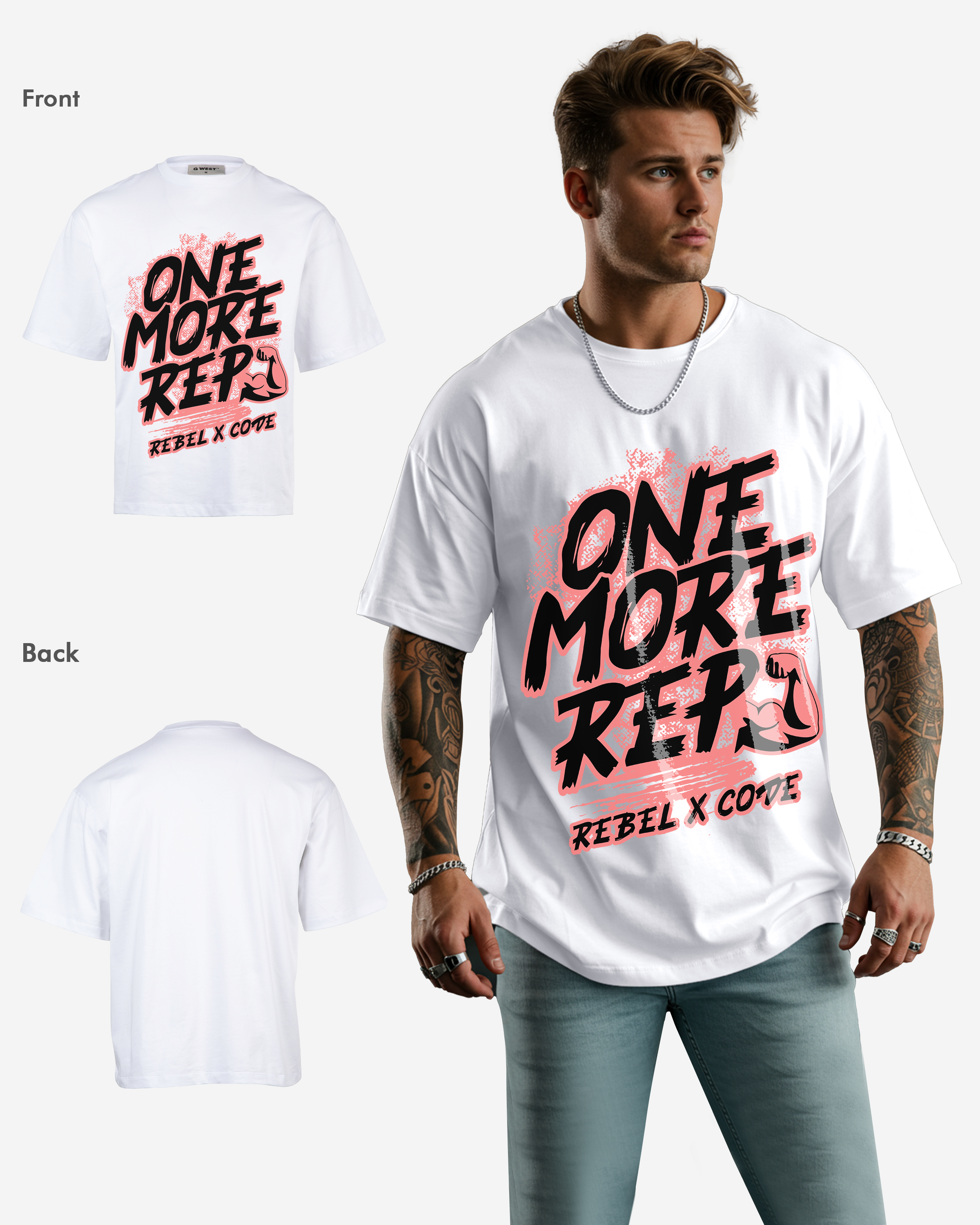 Rep Warrior Oversized T-shirt - Mens