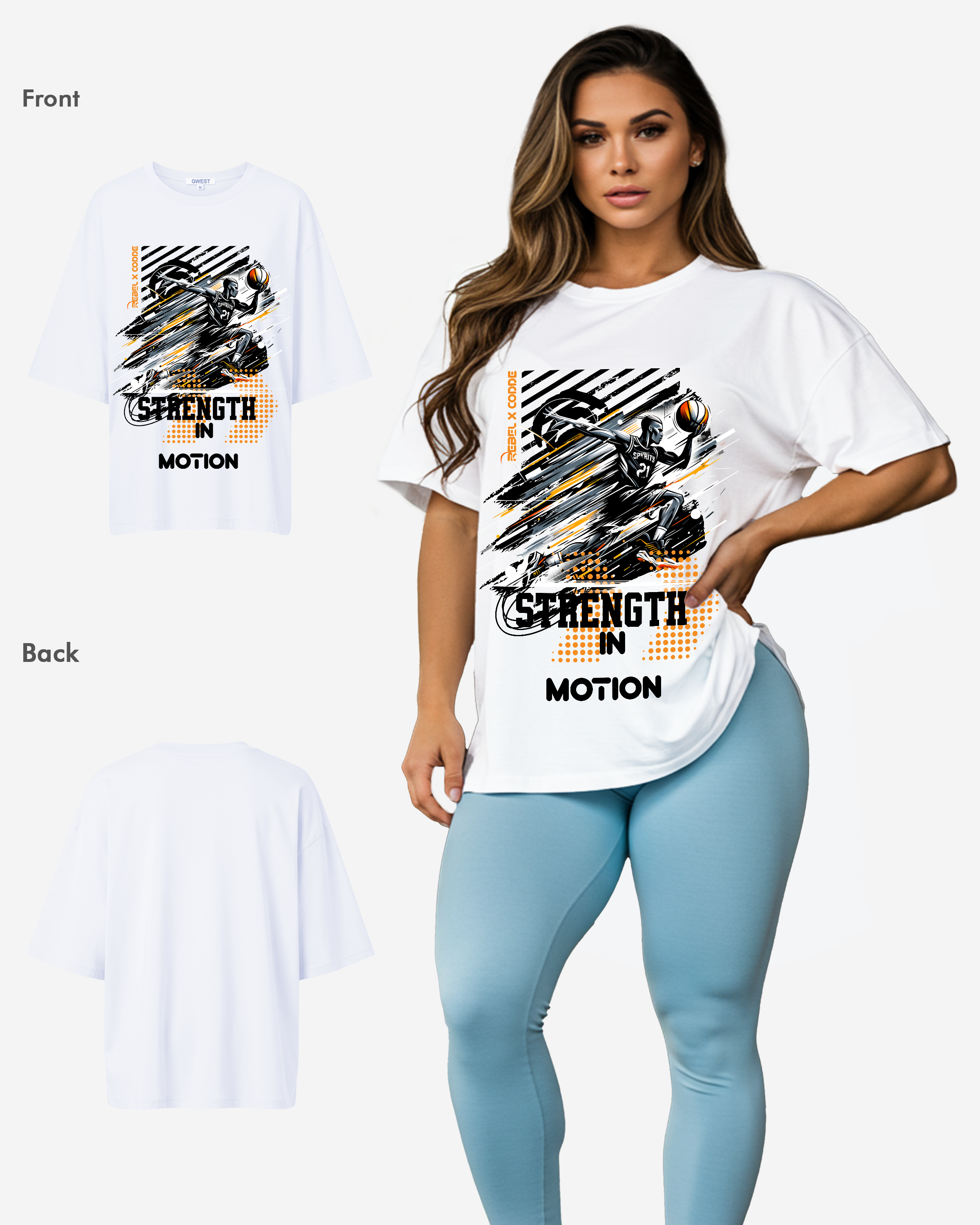 Strength In Motion Oversized T-shirt - Womens