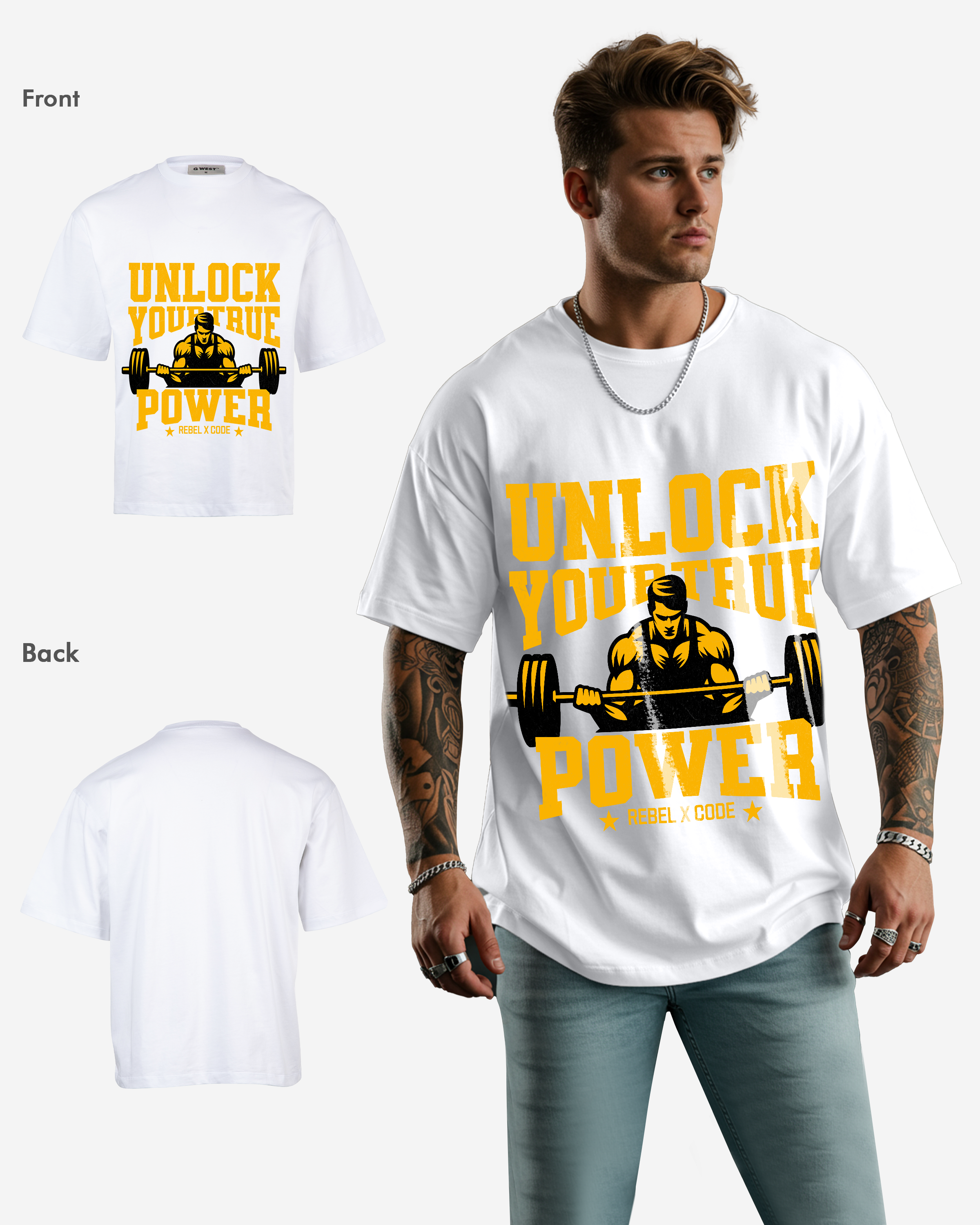 Unlock Your True Power Oversized T-shirt - Mens