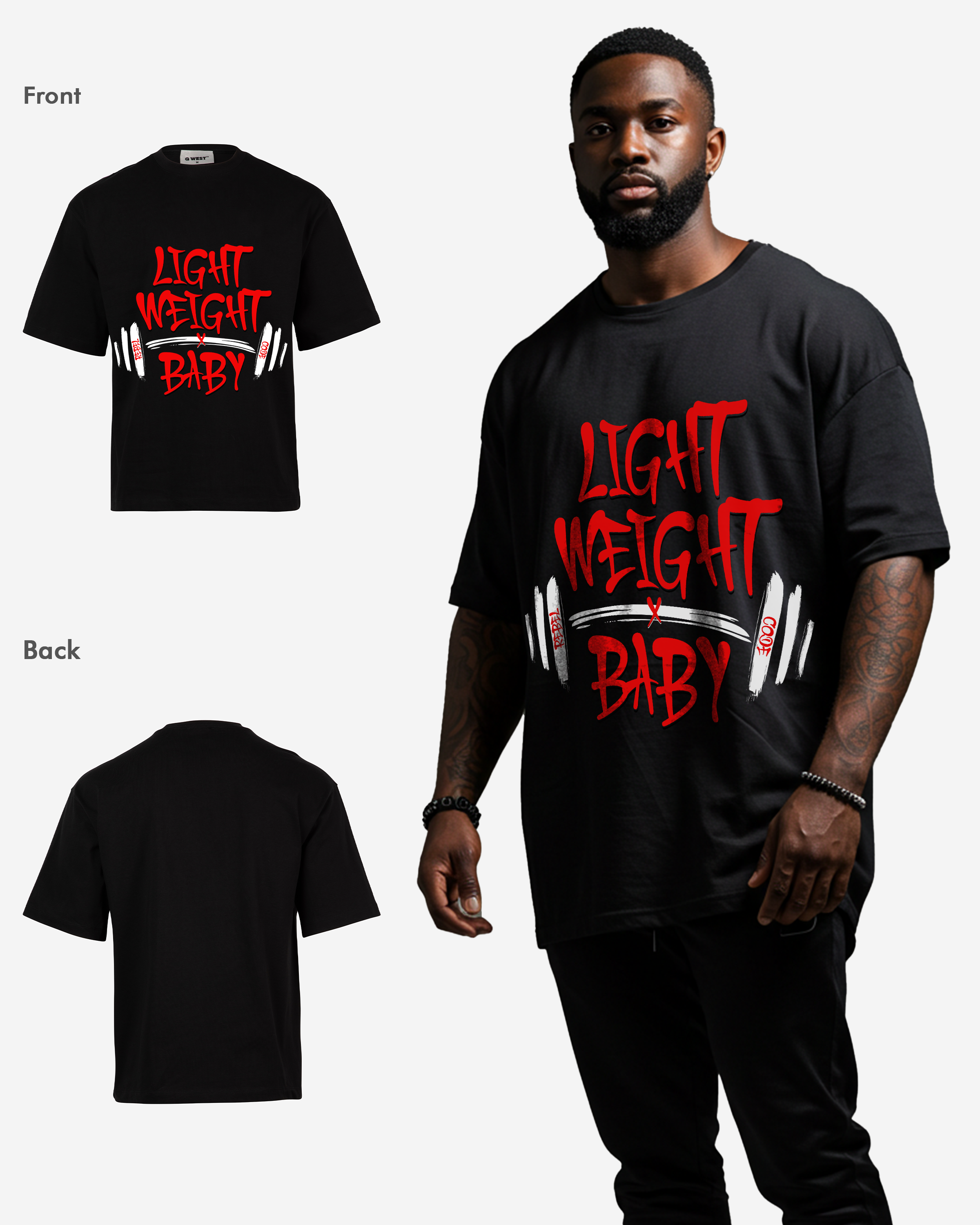 Light Weight Oversized T-shirt - Mens
