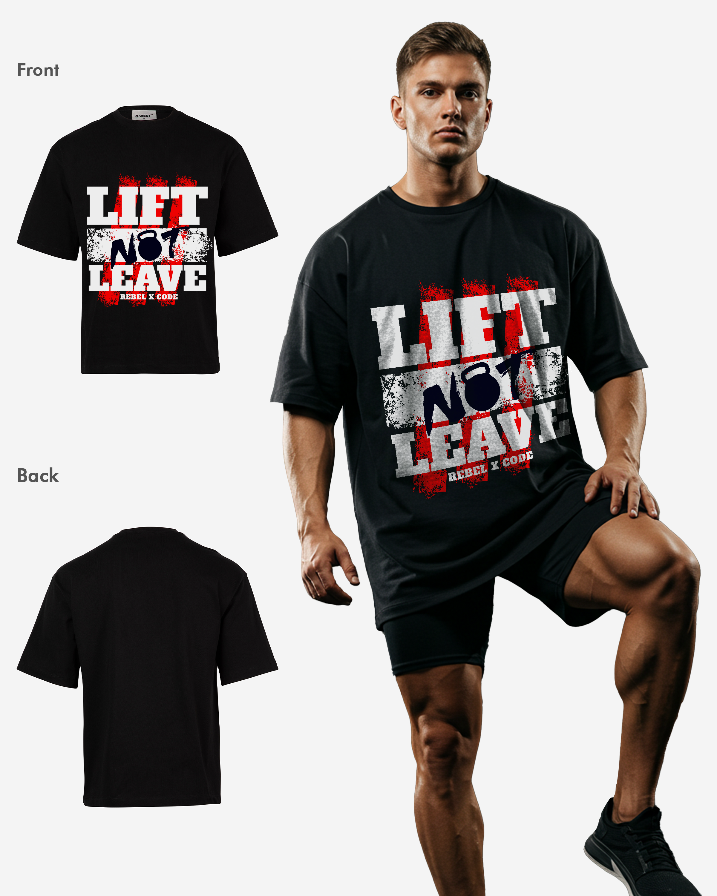 Lift Not Leave Oversized T-shirt - Mens