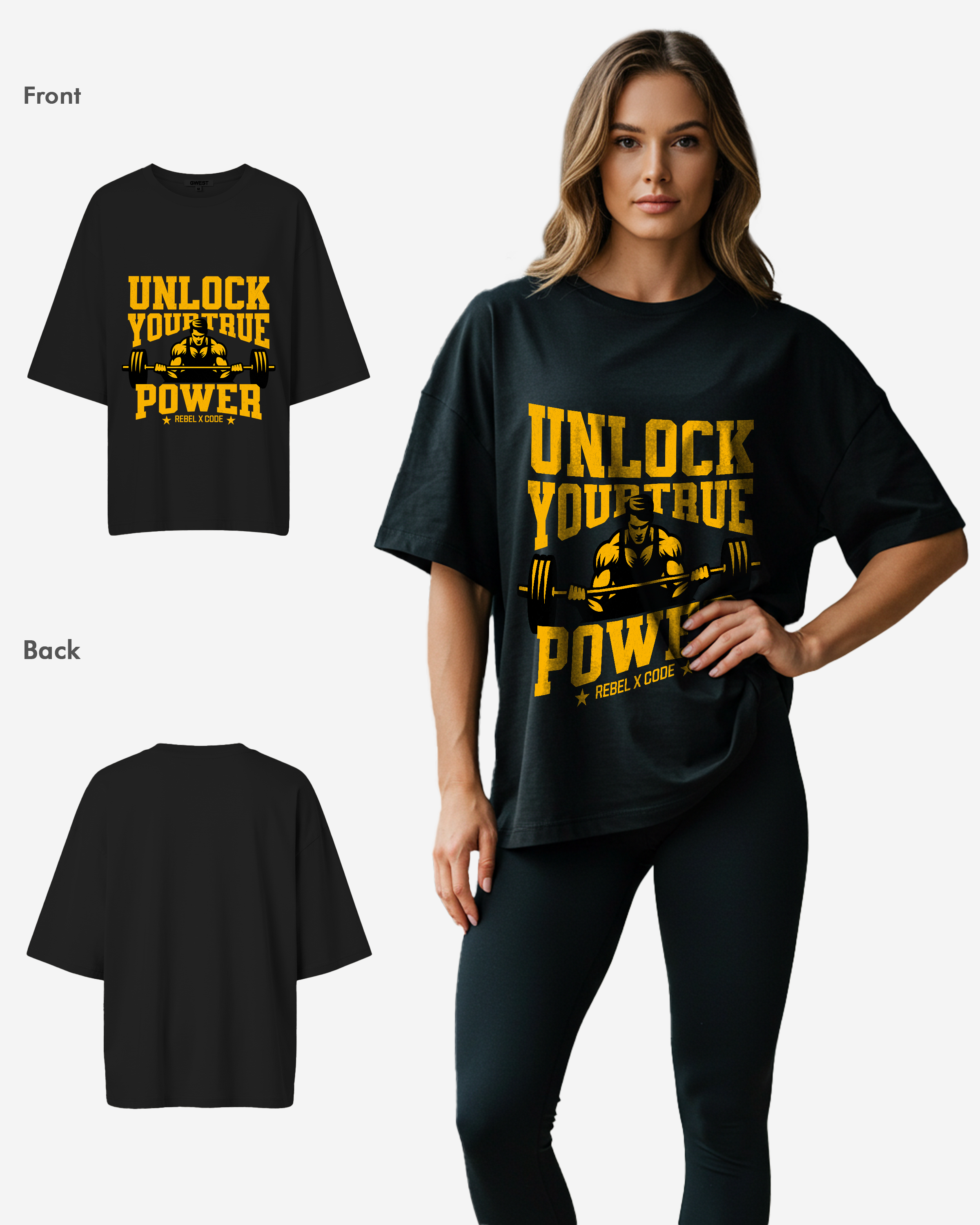 Unlock Your True Power Oversized T-shirt - Womens