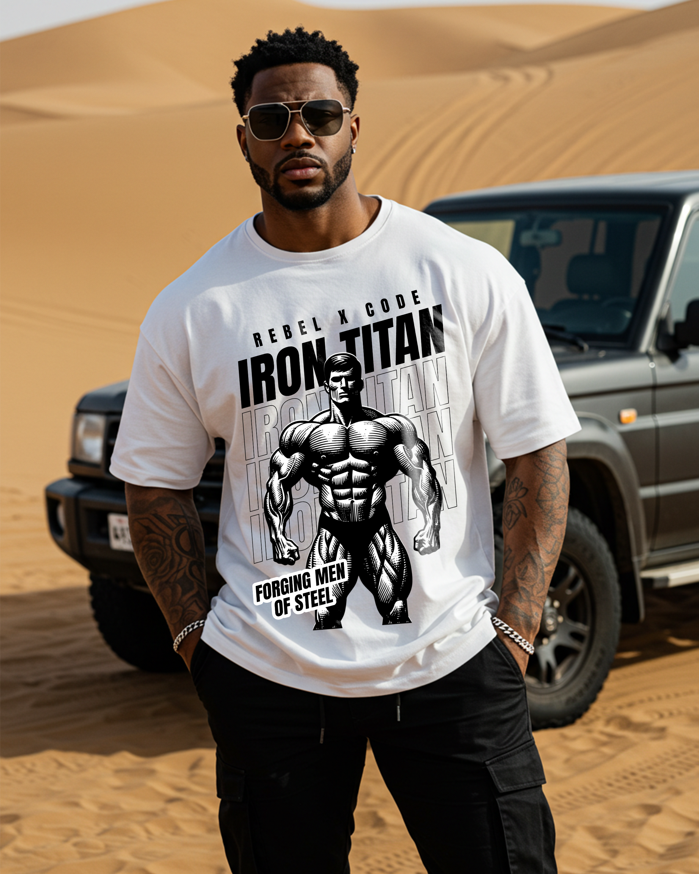 Iron Titan Oversized T-shirt - Mens