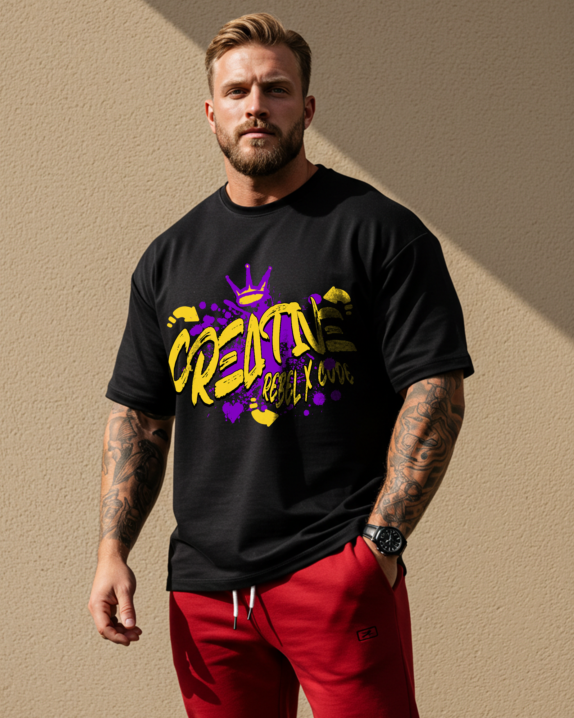 Creative People Oversized T-shirt - Mens