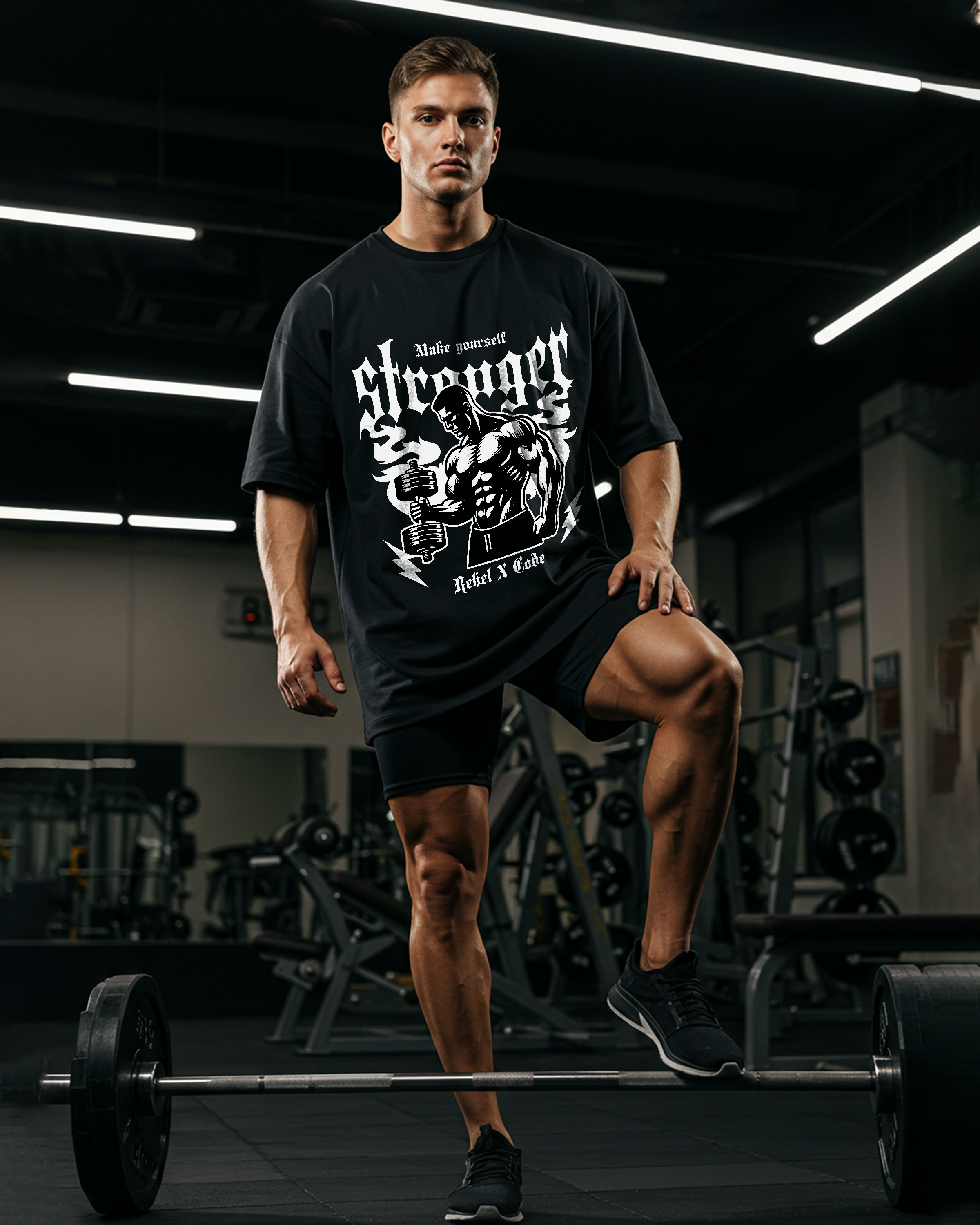 Make Yourself Stronger Oversized T-shirt - Mens