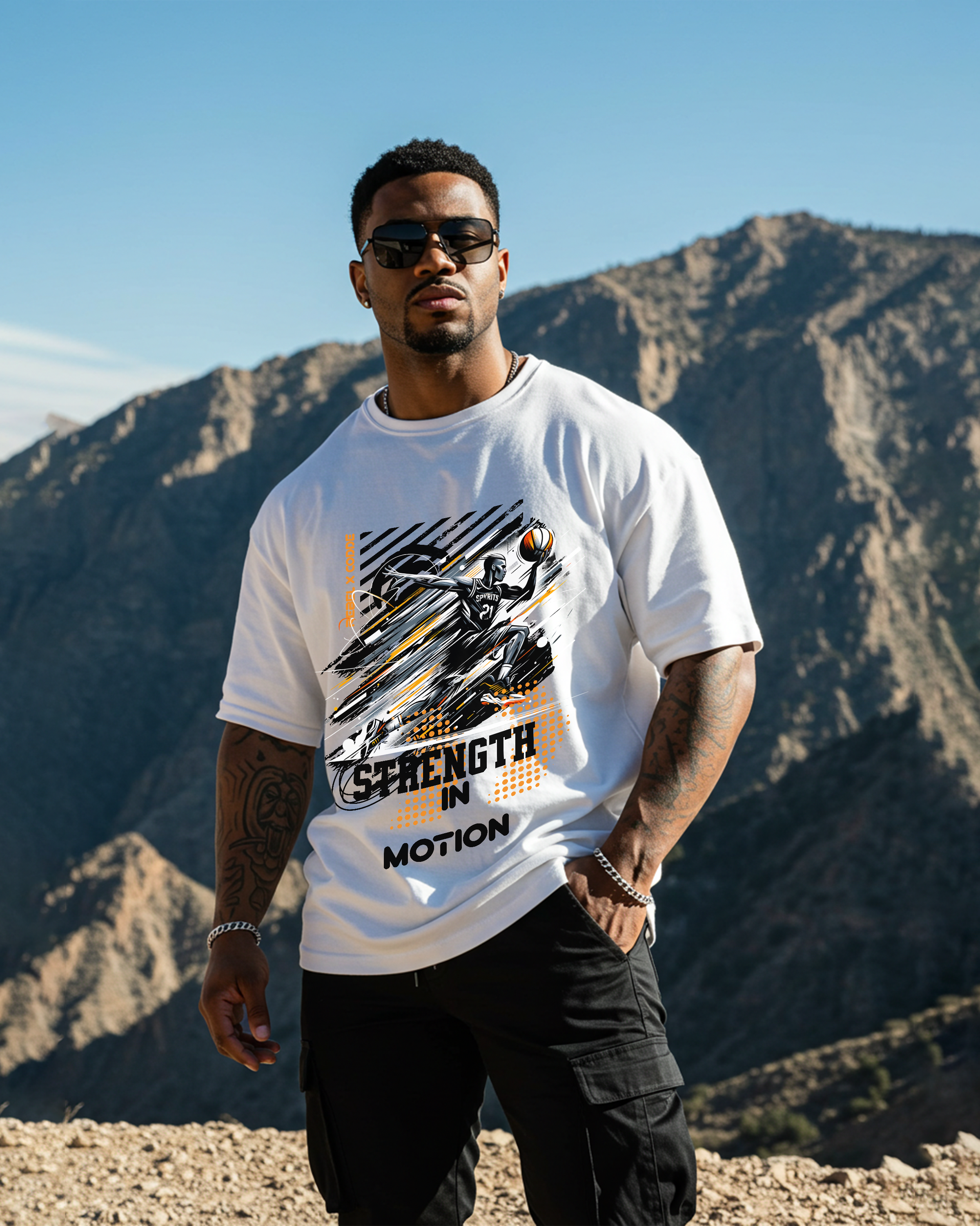 Strength In Motion Oversized T-shirt - Mens