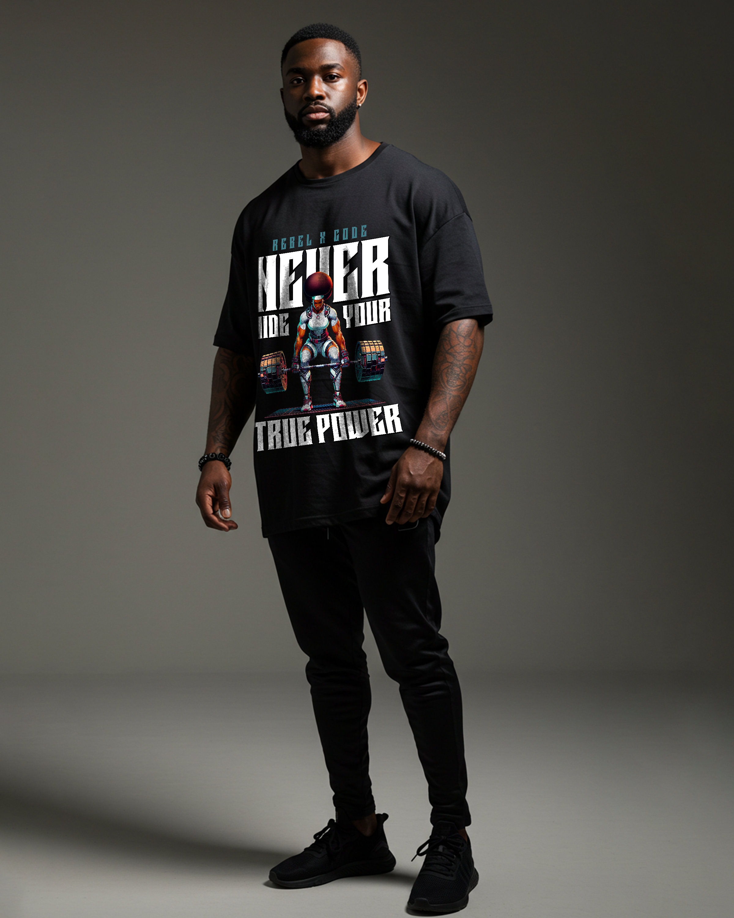 Never Hide Your True Power Oversized T-shirt - Mens