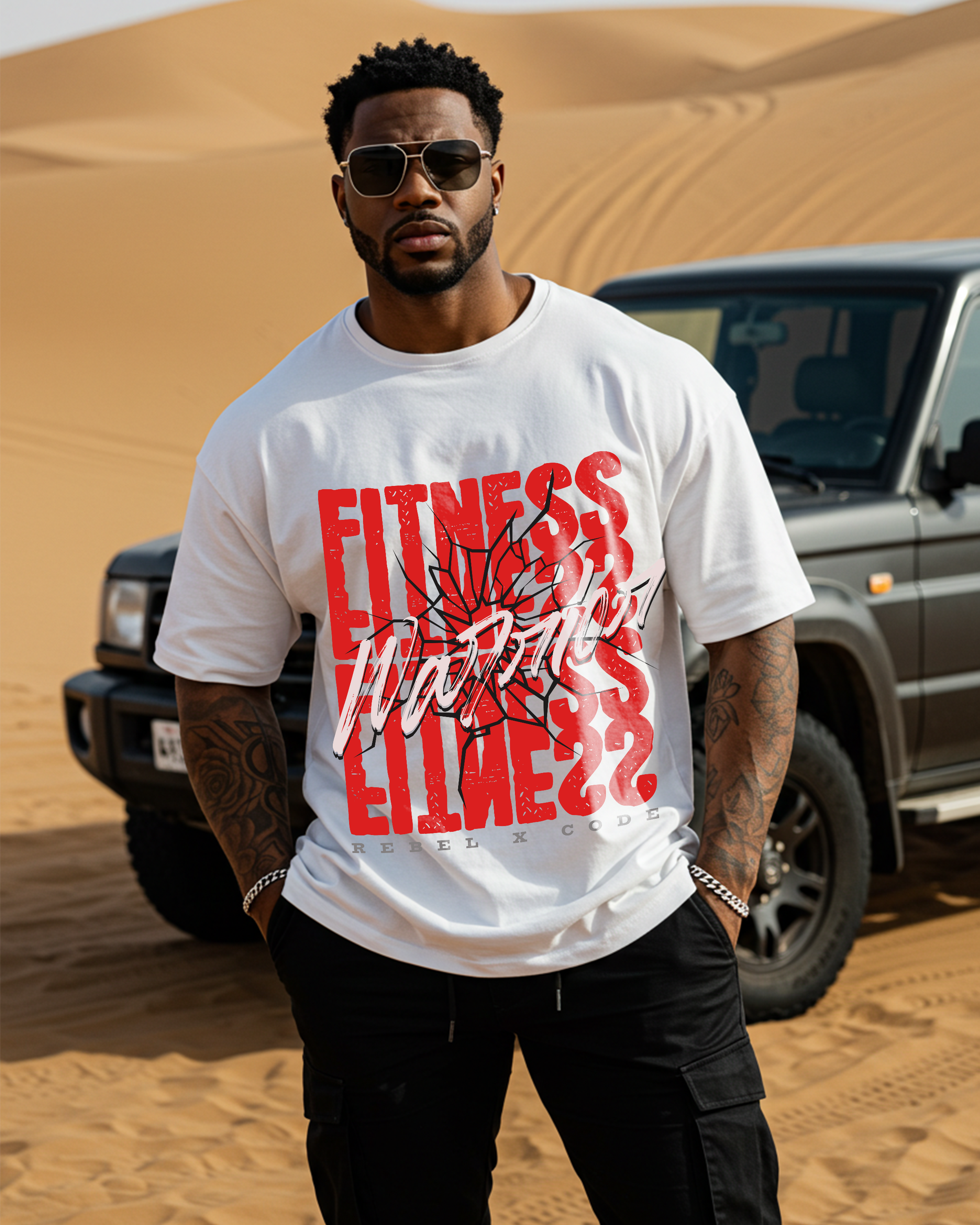 Fitness Warrior Oversized T-shirt - Mens