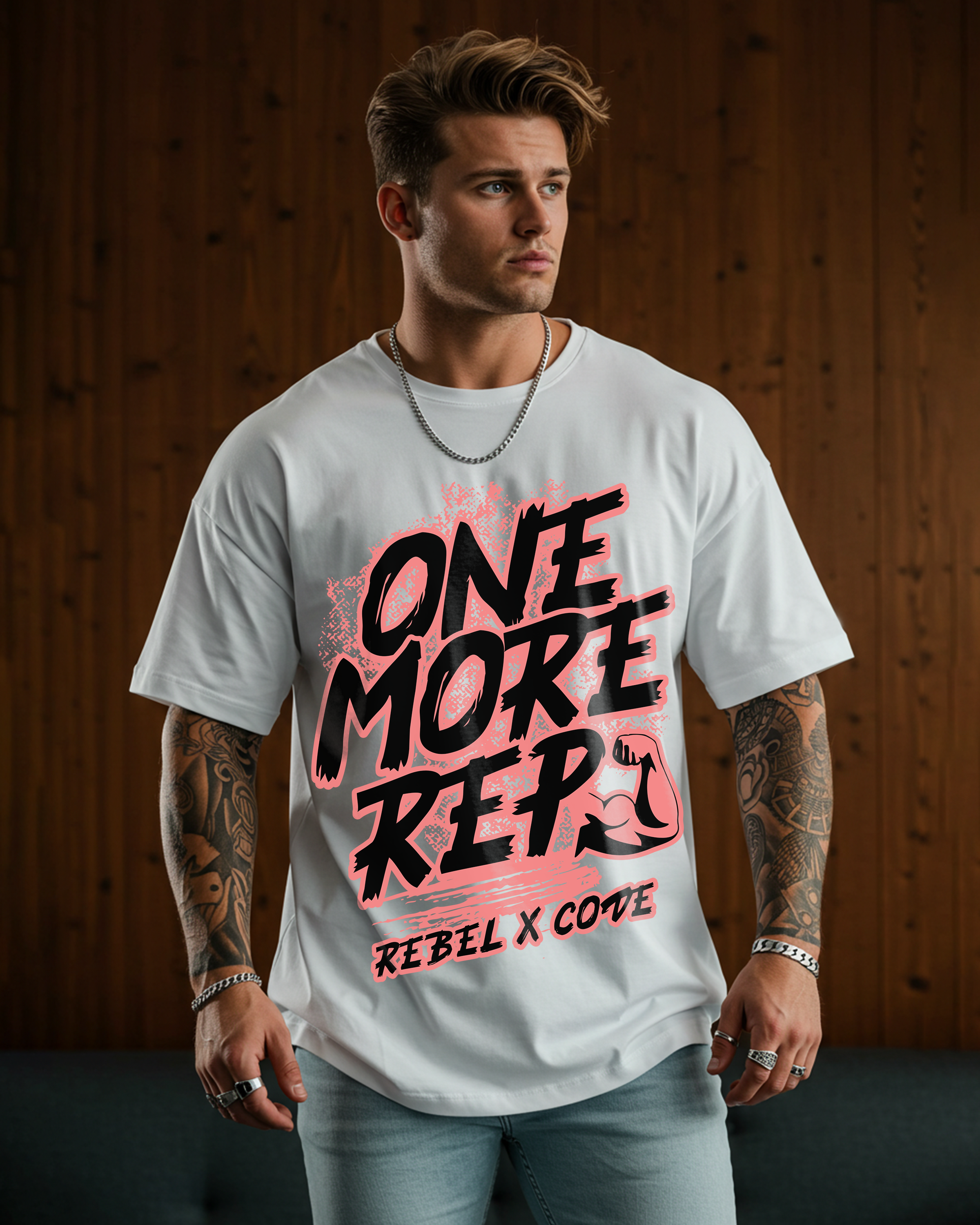 Rep Warrior Oversized T-shirt - Mens