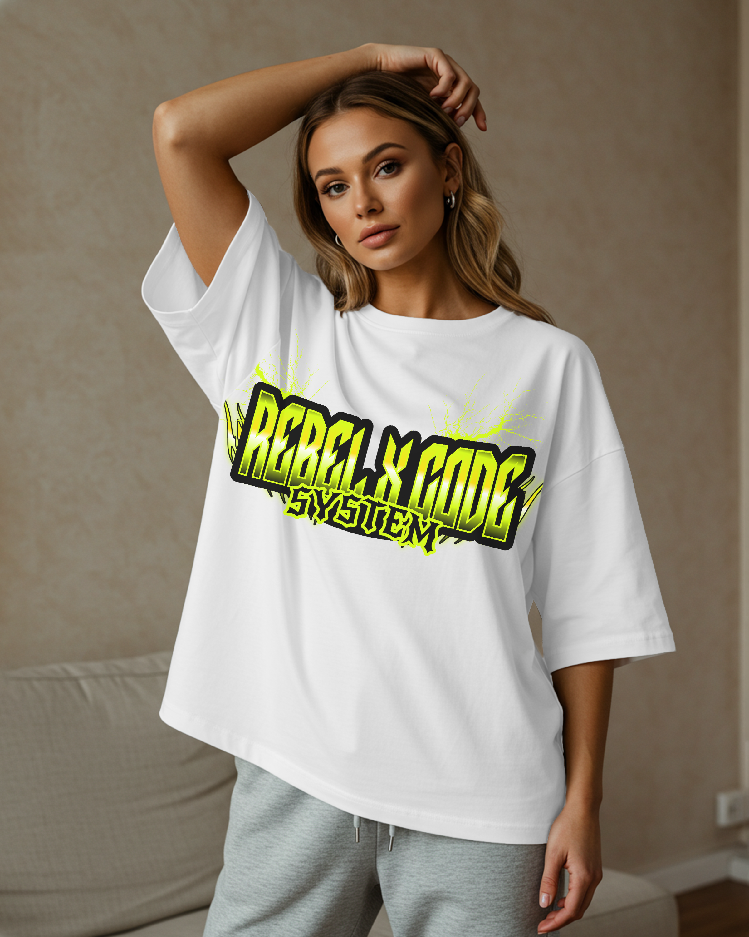 The Alpha Circuit Oversized T-shirt - Womens