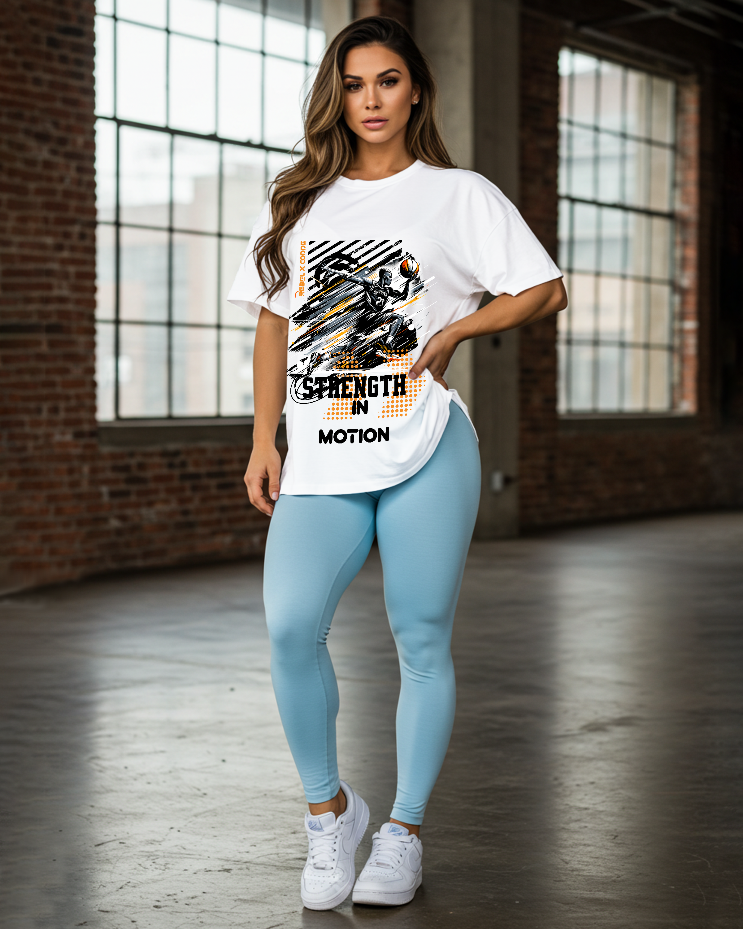 Strength In Motion Oversized T-shirt - Womens