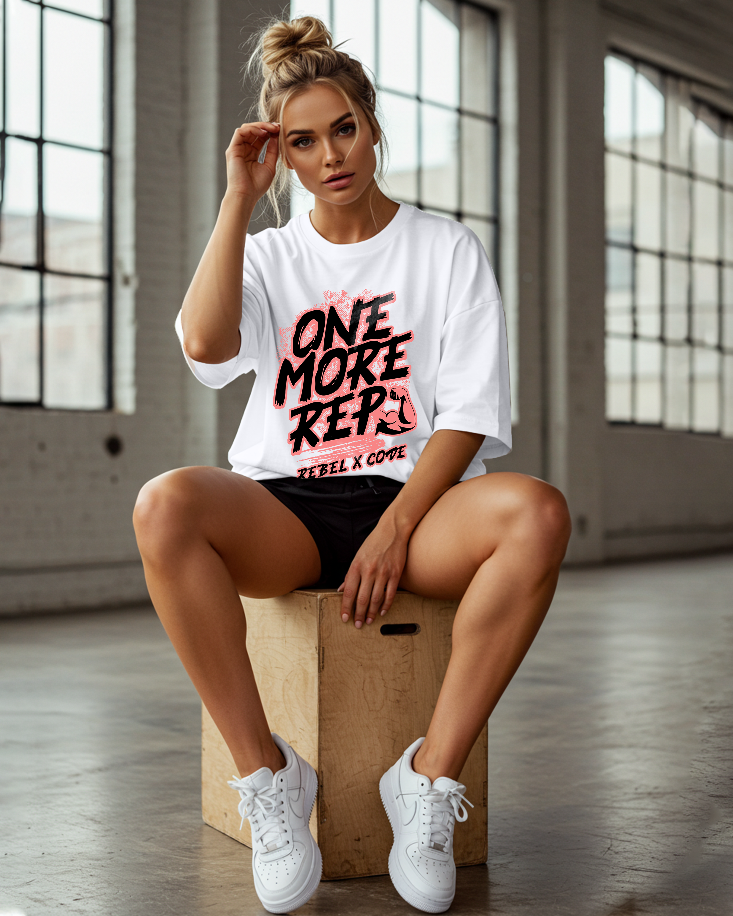 Rep Warrior Oversized T-shirt - Womens