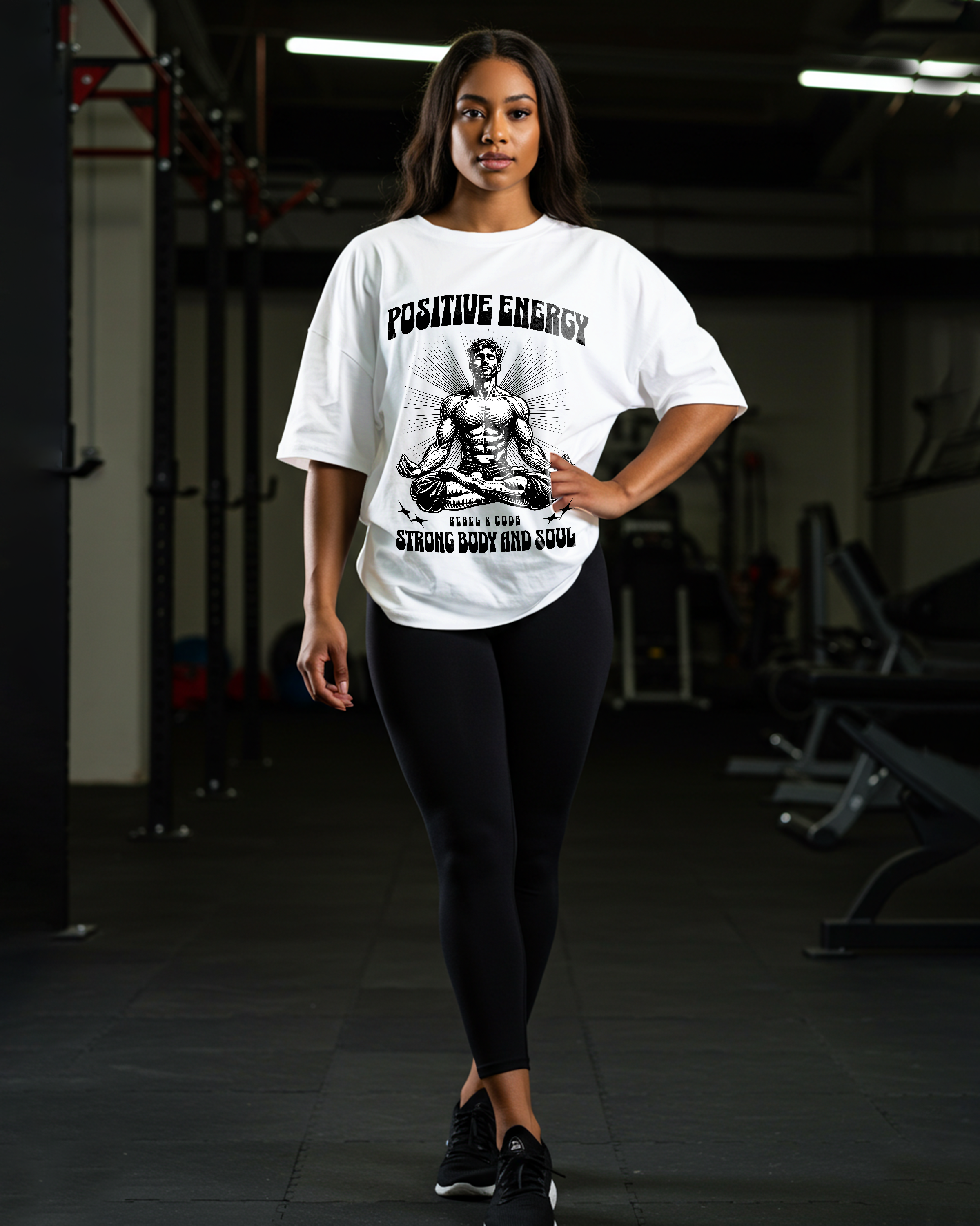 Positive Energy Oversized T-shirt - Womens