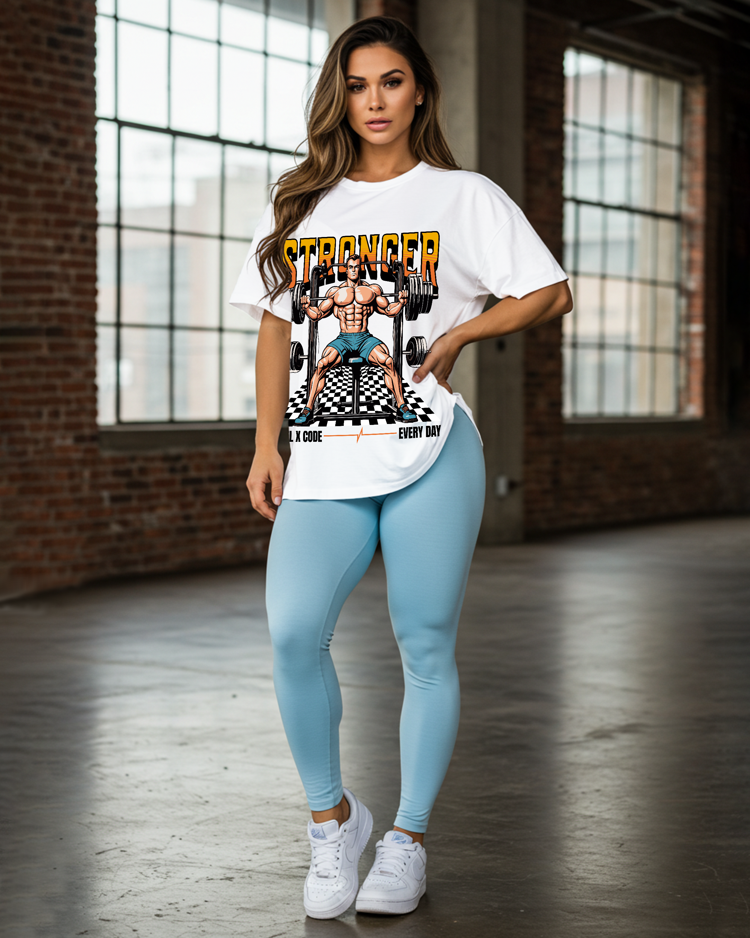 Stronger Every Day Oversized T-shirt - Womens